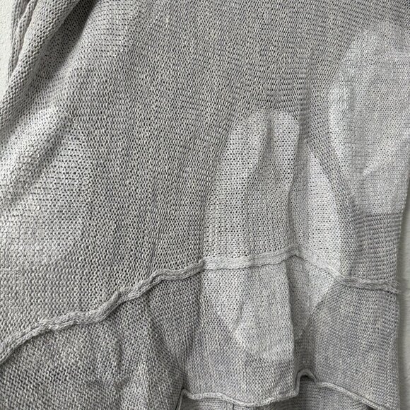 Skif Gray Happy Circle Artsy Lagenlook Hemp Handcrafted Tunic Pullover Womens OS - Picture 2 of 6